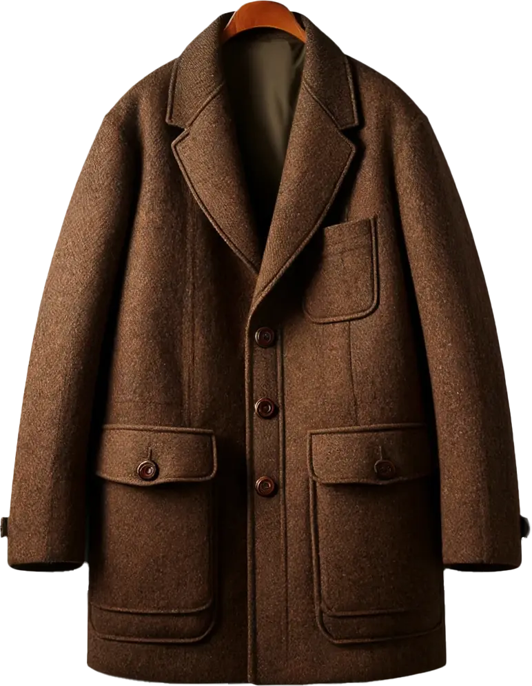 Manteau en tweed